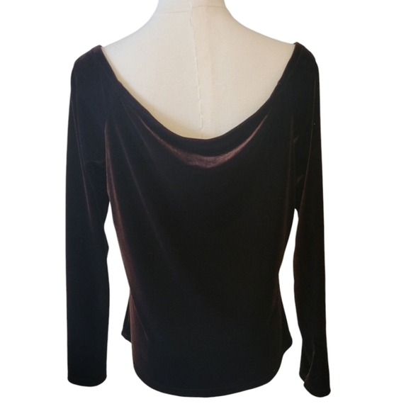 Soft Surroundings Brown Velvet Bra Top Size 38D - Picture 3 of 4